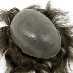 0.03mm Ultra-Thin Skin Invisible Wig Male Natural Hairline Men Capillary Prosthesis Men Toupee Human Hair System Unit Hairpiece