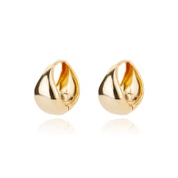 Chunky Flat Small Circle Hoop Earrings For Women Charm Sliver Color Stainless Steel Geometric Earrings Minimalist Jewelry