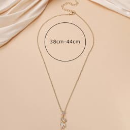 Obega Lovely Bear Necklaces for Women Cubic Zircon Inlaid Gold Color Neck Chain Female Necklaces Cute Jewelry Pendant