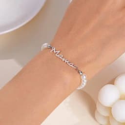 Simple Letter Mama Charm Bracelet for Women Metal 3 Colors Double Layer Chain Bangle Fashion Jewelry Mother Day Wrist Gift
