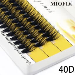 40/30/20D Cluster Mink Eyelashes Natural Eyelash Extension 1 Box/60 Bunches Indiviual Bunches Soft Box Makeup Lashes Wholesale