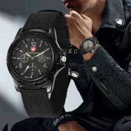 Military Mens Watch Top Brand Army Green Sports Analog Quartz Wristwatch Nylon Band Fashion Casual Men's Clock Relogio Masculino