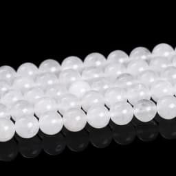 4 6 8 10 12mm Natural Stone High Quality White Jade Round Loose Spacer Beads For Jewelry Making Diy Necklace Bracelet Accessory