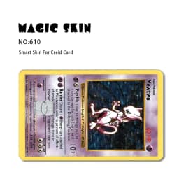 Anime Pokemon Pikachu Credit Card Skin 2.5D HD Stickers Card Decal Card Matte Film Skin Small Chip Waterproof Sticker Gifts