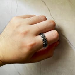 Retro Eternal Vine Ring Silver Color Punk Gothic Vintage Open Ring For Men Women Handmade Designer Jewelry Unisex Accessories