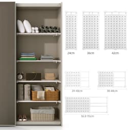 Adjustable Closet Organizer Storage Shelf Wall Mounted Kitchen Rack Space Saving Wardrobe Decorative Shelves Cabinet Holder