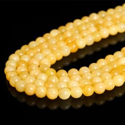 Natural Stone Yellow Jade Bead Round Loose Spacer Jasper Bead 4 6 8 10mm For Jewelry Making Diy Necklace Bracelet Accessories