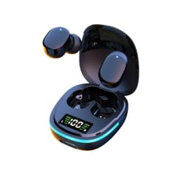 Rockmia Mini TWS Gaming Earphones ETE-73 G9S Bluetooth 5.0 Wireless Earbuds Heavy Bass Deep Sound with Digital LED Display