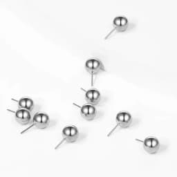 10pcs G23 Titanium Push Pin Balls Piercing Push-in Lip Labret Ring Top Threadless Replacement Cartilage Helix Earring Jewelry