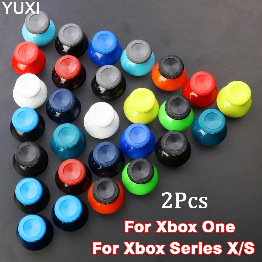 2Pcs 3D Analog ThumbSticks Grip Cap For XBox Series X S Gamepad Controller Colorful Joystick Button Cover For Xbox One Replace