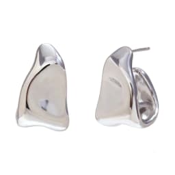 E.B.belle Abstract Geometric Trapezoid Shape Creole Stainless Steel Earrings For Woman Unusual Earrings Women's Ear Creoles