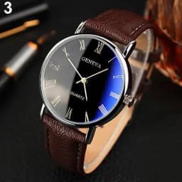 Hot Sale Geneva Men Watches Fashion Casual Men's Watches Leather Band Analog Quartz Wristwatches relogio masculino reloj hombre