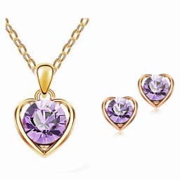 Fashion Silver Color Necklace Earrings Cubic Zirconia Jewelry Sets Elegant Crystal Zircon Jewelry Women Wedding Jewelry Set