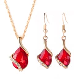 Fashion Silver Color Necklace Earrings Cubic Zirconia Jewelry Sets Elegant Crystal Zircon Jewelry Women Wedding Jewelry Set