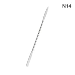 Stainless Steel Dual Heads Makeup Spatula Mixing Stick Foundation Mixing Tool Foundation Spatula Stirring Rod Cosmetic Tool