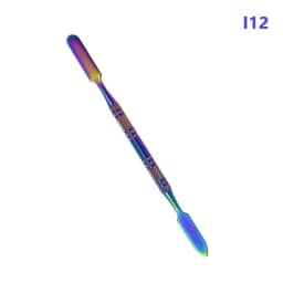 Stainless Steel Dual Heads Makeup Spatula Mixing Stick Foundation Mixing Tool Foundation Spatula Stirring Rod Cosmetic Tool