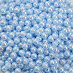 6/8/10mm Plastic Plated AB Color Beads Shiny Acrylic Loose Spacer Beads for DIY Jewelry Making Necklace Bracelet Accessories