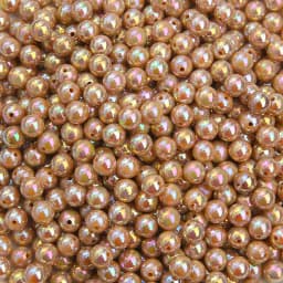 6/8/10mm Plastic Plated AB Color Beads Shiny Acrylic Loose Spacer Beads for DIY Jewelry Making Necklace Bracelet Accessories