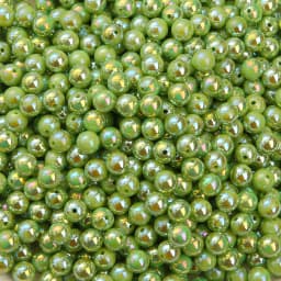 6/8/10mm Plastic Plated AB Color Beads Shiny Acrylic Loose Spacer Beads for DIY Jewelry Making Necklace Bracelet Accessories