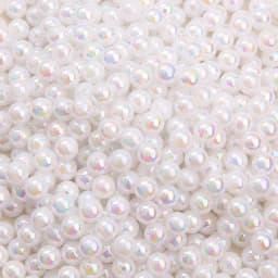 6/8/10mm Plastic Plated AB Color Beads Shiny Acrylic Loose Spacer Beads for DIY Jewelry Making Necklace Bracelet Accessories
