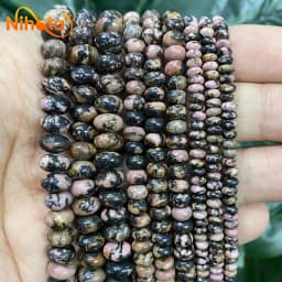 Natural Stone Rondelle Beads Agates Turquoises Jaspers Crystal Spacer Beads For Accessories Jewelry Making 15'' Strand 6/8/10mm