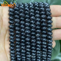 Natural Stone Rondelle Beads Agates Turquoises Jaspers Crystal Spacer Beads For Accessories Jewelry Making 15'' Strand 6/8/10mm