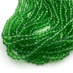 Colorful 2/3/4/6/8mm Rondelle Austria Faceted Crystal Glass Beads Loose Spacer Beads for Jewelry Making DIY Accessories