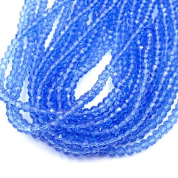 Colorful 2/3/4/6/8mm Rondelle Austria Faceted Crystal Glass Beads Loose Spacer Beads for Jewelry Making DIY Accessories