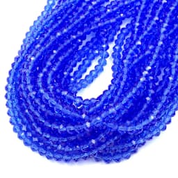 Colorful 2/3/4/6/8mm Rondelle Austria Faceted Crystal Glass Beads Loose Spacer Beads for Jewelry Making DIY Accessories