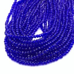 Colorful 2/3/4/6/8mm Rondelle Austria Faceted Crystal Glass Beads Loose Spacer Beads for Jewelry Making DIY Accessories