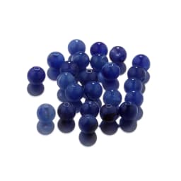 50Pcs 6-10mm Imitation Natural Stone Round Resin Beads Loose Spacer Bead for Jewelry Makeing Bracelet Necklace DIY Accessory
