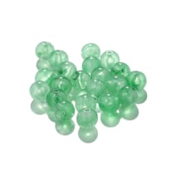 50Pcs 6-10mm Imitation Natural Stone Round Resin Beads Loose Spacer Bead for Jewelry Makeing Bracelet Necklace DIY Accessory