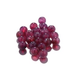50Pcs 6-10mm Imitation Natural Stone Round Resin Beads Loose Spacer Bead for Jewelry Makeing Bracelet Necklace DIY Accessory