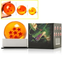 3.5-7.6CM Anime Dragon Ball Crystal Ball Z Star 1-7 Resin Dragonbead Cosplay Props Desktop Decoration Children Toys Gifts