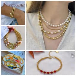 18K Gold Plated Spacer Beads For Jewelry Making,Separators For Bead,2mm-6mm Bracelets Beads,Jewelry Bead DIY Accessories