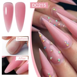 Mtssii 7ML Quick Extension Nail Gel Vernis Semi Permanent Acrylic Crystal Pink Clear Nude Gel Nail Polish UV Construction Gel