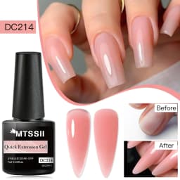 Mtssii 7ML Quick Extension Nail Gel Vernis Semi Permanent Acrylic Crystal Pink Clear Nude Gel Nail Polish UV Construction Gel
