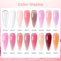 Mtssii 7ML Quick Extension Nail Gel Vernis Semi Permanent Acrylic Crystal Pink Clear Nude Gel Nail Polish UV Construction Gel
