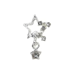 10pcs Pentagram Star Nail Art Charm Shiny Heart Saturn Planet Rhinestones 3D Nail Decoration Glitter Nail Manicure Accessories