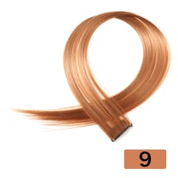 HAIRSTAR Synthetic Colored Clip In One Piece Straight Colorful Rainbow Hair Extensions 22 Inch Hairpieces