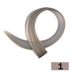 HAIRSTAR Synthetic Colored Clip In One Piece Straight Colorful Rainbow Hair Extensions 22 Inch Hairpieces