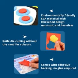 10 Pcs 3D EVA Foam Sticker Creative Art Craft Kit DIY Cartoon Animal Transportation Painting for Education