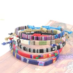 Anklets For Women Woven Fabric Foot Leg Bracelet Men Handmade Rope Braid Knot Beach Barefoot Weave Ethnic Boho Adjustable Charm