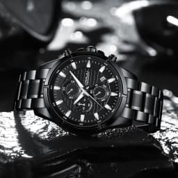 CRRJU Men Watch Full Steel Top Brand Luxury Sports Quartz Watch Men Waterproof Luminous Auto Date Wristwatch Relogio Masculino