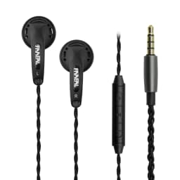 FAAEAL Earphones Iris 2.0 In Ear Earbuds 3.5mm Durable Wired Ear Buds Good Bass Music Headphones Running Sports Gaming Headsets