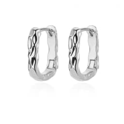 Vintage Tear Drop Hoop Earrings For Women Stainless Steel Gold Color Chunky Dome Earring 2023 Trendy Statement Ear Jewelry Gift