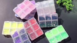 2700Pcs/Box 2/3/4mm AB Jelly Nail Rhinestones Resin Flatback Clear Nail Gem Stone for DIY Nail Art Decoration Accessories