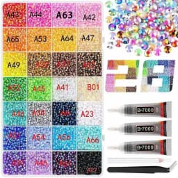 2700Pcs/Box 2/3/4mm AB Jelly Nail Rhinestones Resin Flatback Clear Nail Gem Stone for DIY Nail Art Decoration Accessories