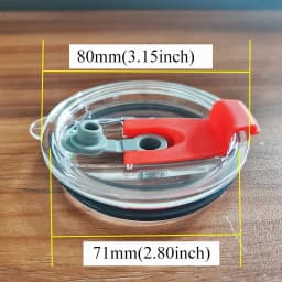 Y 12/16/20/30 Oz Sealing Cup Lid for Ozark Trail Rtic Cups Splash Spill Proof Cann Cover Tumbler Thermos Water Bottle Cover