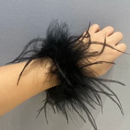 luxury Ostrich feathers cuffs for women arm warmer fur Soft feathers wrist cuffs Women's Feathers Bracelets fur cuffs Accessorie